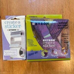 Xyron Create-a-Sticker Machine and adhesive Refill